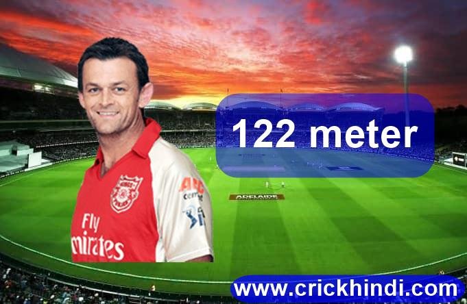 Adam gilchrist's 122 meter six in IPL, IPL me sabse lamba six kiska hai